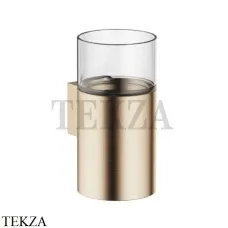 Dornbracht Стакан настенный с держателем, хрусталь прозрачный 83400979-46, Brushed Champagne (22kt Gold) Dornbracht Стакан настенный с держателем, хрусталь прозрачный 83400979-46, Brushed Champagne (22kt Gold)