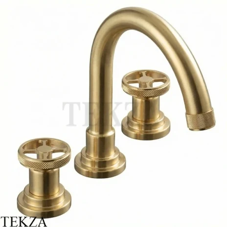 Nicolazzi Arena Смеситель для раковины, с донным клапаном 3328OS44, Brushed brass