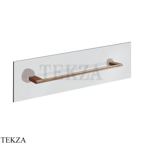 Gessi Origini Полотенцедержатель для крепления на стекло, 45 см 66513-708, Copper Brushed PVD