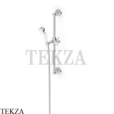 Zucchetti Delfi Штанга с ручной лейкой, керамика Z92485, хром глянец