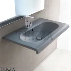 Cielo Fluid Раковина подвесная, 1 отверстие под смеситель FLLS80, белый глянец