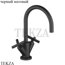 Dornbracht TARA Смеситель для умывальника низкий, с донным клапаном 22513892-33, черный матовый