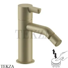 Fantini Icona Classic Смеситель для биде, с донным клапаном 53P6R408F, Matt British Gold PVD