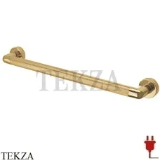 Margaroli Luce Полотенцесушитель-штанга 521/G-38 электрический 521G3801BG, золото Brushed