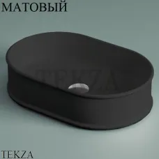 ArtCeram ATELIER Раковина накладная, без перелива, черный матовый