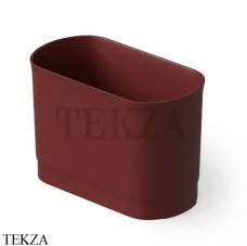 Dea Design Single Ванна отдельностоящая сидячая 110x58 Solid Surface DD8701 1100 17, Red Wine №17
