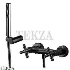 FIMA Carlo Frattini Maxima Смеситель для душа с гарнитуром F5305NS, черный матовый