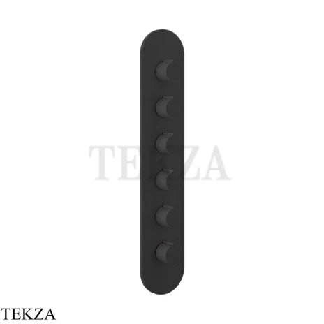Gessi Ingranaggio-Anello Термостат для душа, 5 потоков, внешняя часть 43070-299, Black XL