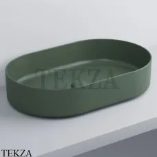 Cielo SHUI Comfort Раковина накладная, овал, без перелива SHCOLAO60 MU, Muschio
