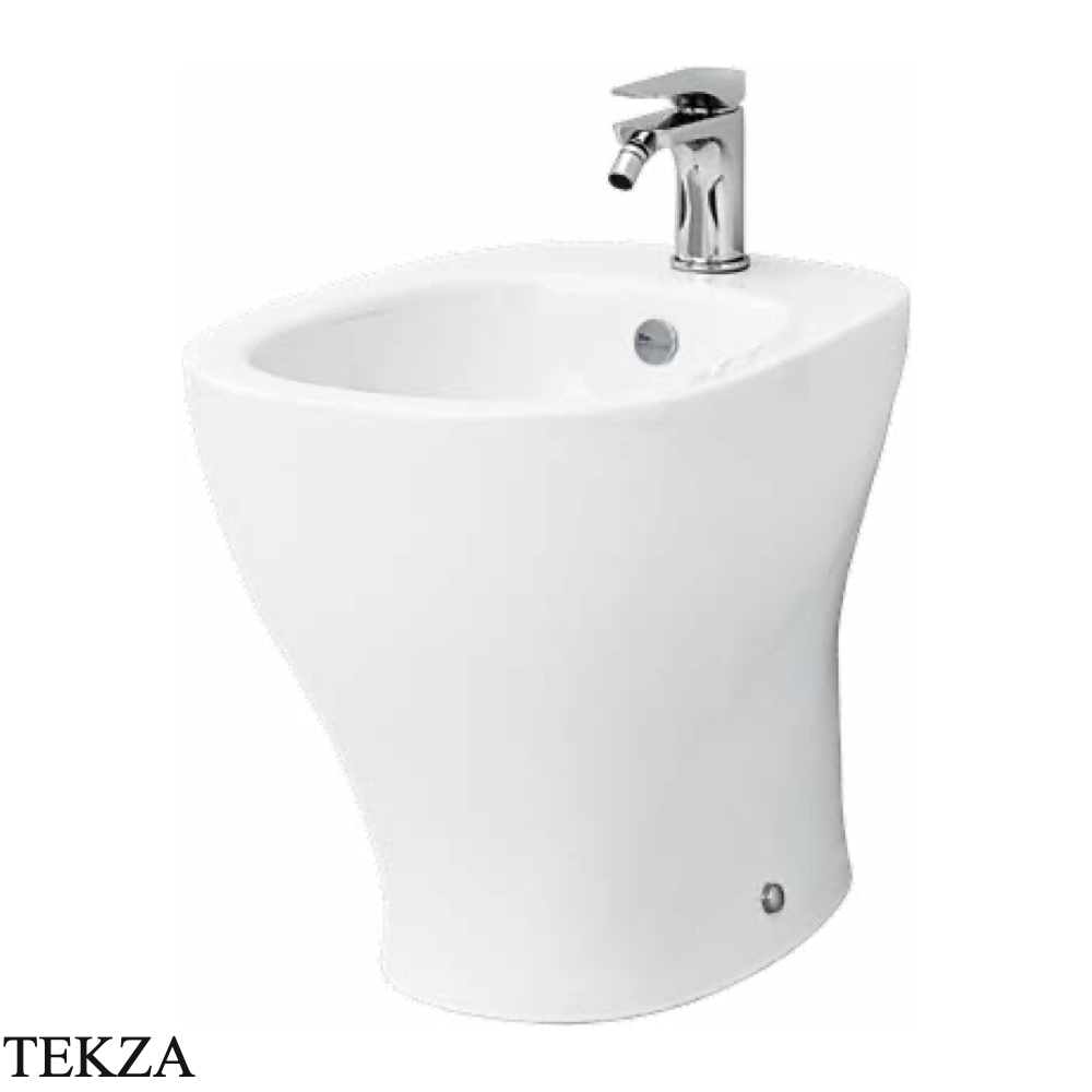 ArtCeram Ten биде напольное с 1 отверстием под смеситель TEB003 01 00, белый глянец