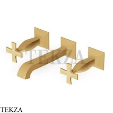 Zucchetti Bellagio Смеситель для раковины, внешняя часть ZB1699.C41, brushed gold PVD