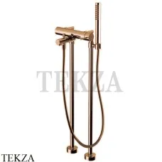 FIMA Carlo Frattini Spillo UP Смеситель для ванны напольный, с гарнитуром F3034/4ZL, Amber Bronze