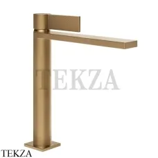 Gessi Inverso Diamantato Смеситель для раковины средний, без гарнитуры 73606-726, Warm Bronze Br.