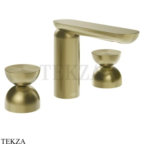 Gessi Perle Смеситель для раковины на 3 отв., без гарнитура 74996-727, шампань Brushed