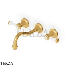 Zucchetti Agora Classic Смеситель для раковины, внешняя часть ZAM672.C41, brushed gold