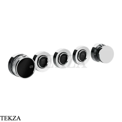 Gessi Perle Термостат для душа на 3 потока, внешняя часть 74934-031, хром глянец