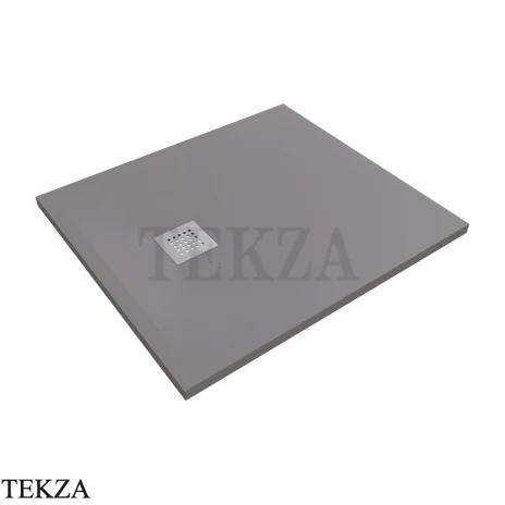 Flaminia CM3 поддон душевой керамический 80×90×3 см, серый Grigio матовый