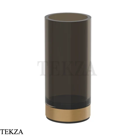 Gessi Perle Стакан для зубных щёток круглый 74833-726, бронза Brushed
