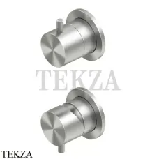 QuadroDesign Source Смеситель для душа, 2 потока, внешняя часть, 12 47.00 AS, Brushed Stainless Steel QuadroDesign Source Смеситель для душа, 2 потока, внешняя часть, 12 47.00 AS, Brushed Stainless Steel