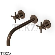 Zucchetti Helm Смеситель для раковины, внешняя часть ZHM761.XP21, brushed chocolate PVD