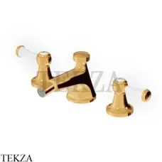 Zucchetti Agora Classic Смеситель для биде с донным клапаном ZAM370.C40, золото глянец