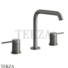 Gessi 316 MECCANICA Смеситель для раковины, без сливного гарнитура 54212-239, Steel Brushed