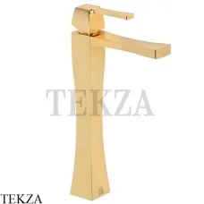 Migliore OPERA Смеситель для раковины, с донным клапаном 19054, золото глянец