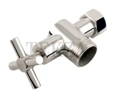 Сунержа Вентиль угловой н/ж "СУНЕРЖА" (крест) G 1" нар.р. / G 3/4" н. г. 01-1304-0134 Черный хром