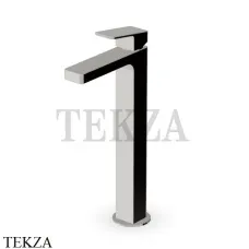 Zucchetti JINGLE Смеситель для раковины высокий, без гарнитура ZIN694.C8, nickel глянец