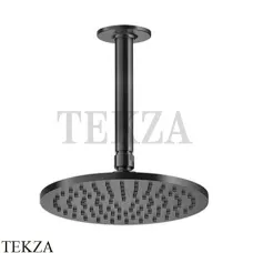 Gessi INCISO SHOWER Верхняя душевая лейка с кронштейном 58152-706, Black Metal