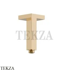 Newform Кронштейн для душа квадрат потолочный L=120 28152.61.020, PVD Glossy Gold