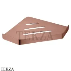 Boheme NEW VENTURO Полка угловая в душевую зону 10318-CB, Copper Brushed