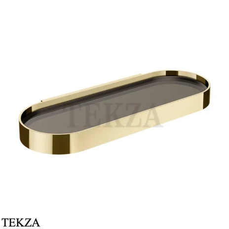 Gessi Pelle Tresse Полочка настенная в душевую, 56861-710, Brass PVD