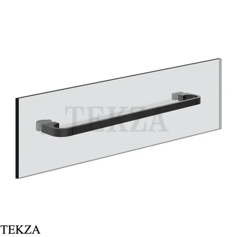 Gessi Perle Полотенцедержатель для крепления на стекло, 45 см 74913-299, черный матовый