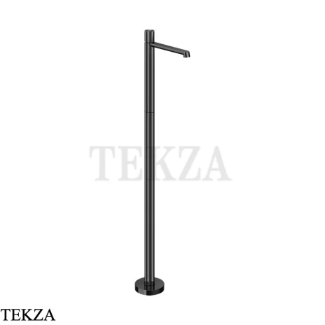 Gessi Ludovica Смеситель для раковины напольный crystals, внешняя часть 76395-706, black хром глянец