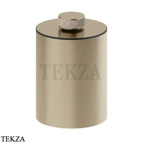 Gessi Pelle Tresse Ведерко, корзина для мусора, 78690-432, Crème/ Finox Br. Nickel