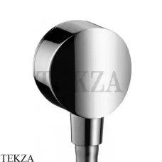Hansgrohe Fixfit S Шланговое подсоединение с клапаном обратного тока 27456000, хром глянец
