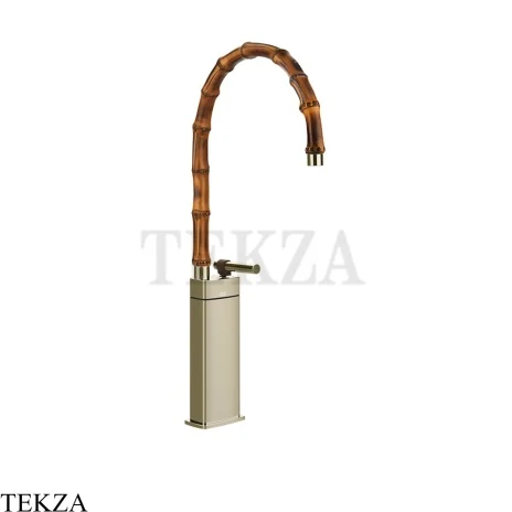 Gessi Jacqueline Смеситель для раковины высокий, без донного клапана 77037-720, никель глянец