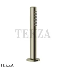 Gessi Душевой комплект на борт ванны, шланг, держатель 63327-720, Nickel PVD