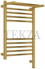 Сунержа Богема 3.1 Полотенцесушитель электрический с полкой 600х400 МЭМ правый 03-6007-6040, Золото глянец Сунержа Богема 3.1 Полотенцесушитель электрический с полкой 600х400 МЭМ правый 03-6007-6040, Золото глянец