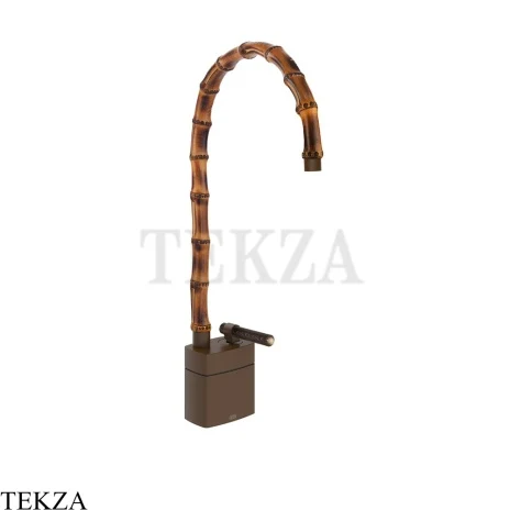 Gessi Jacqueline Смеситель для раковины высокий, без донного клапана 77233-845, бронза Dark Brush
