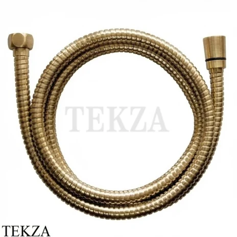 Nicolazzi Душевой шланг с двойным зажимом 150 см R7097BZ, бронза classic