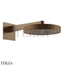 Gessi Inverso Diamantato Верхняя душевая лейка с кронштейном 63468-708, Copper Br. PVD