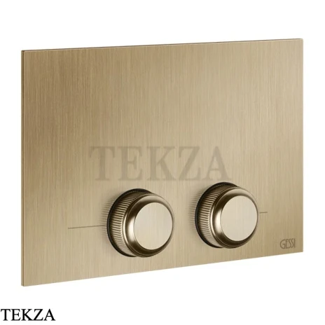 Gessi VENTI20 Клавиша смыва для инсталляции Tece 54657-726, Warm Steel Br. PVD