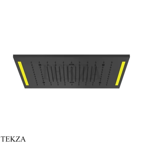 Gessi COLOUR Накладная душевая панель 500х500, 4 функции 57977-299, Black XL
