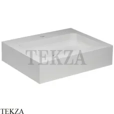 Keuco EDITION 300 Раковина подвесная и на тумбу, с 1 отверстием 30360310001, белый глянец