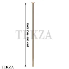 Gessi Incastri Излив для раковины потолочный, под размер 75199-735, Warm Bronze PVD