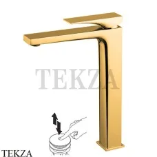 FIMA Carlo Frattini Zeta Смеситель для раковины, с донным клапаном F3961/HNOR, золото глянец