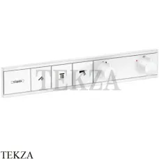 Hansgrohe RainSelect Термостатический модуль, 3 потока, внешняя часть 15381700, белый матовый Hansgrohe RainSelect Термостатический модуль, 3 потока, внешняя часть 15381700, белый матовый