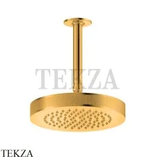 Gessi INCISO SHOWER Верхняя душевая лейка с кронштейном 58186-246, Gold PVD
